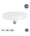 GLOBOSTAR® UFO 60072 Λάμπα E27 F220 LED 32W 3200lm 180° AC 220-240V IP20 Ψυχρό Λευκό 6000K - Lumileds SMD Chip - Λευκό Γαλακτερό - Μ22 x Π22 x Υ8cm - 3 Χρόνια Εγγύηση